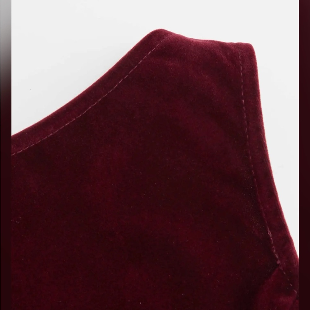 Cider VELVET BOAT NECK BOW BACKLESS MINI DRESS S RPSTOP-13 - Picture 4 of 9